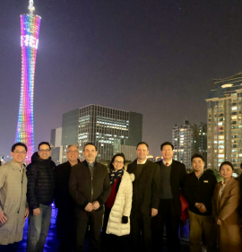 Group in front of ZOC tower