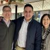 1.	While in D.C to sit on the NEI Board of Scientific Counselors (BSC), Mahajan enjoys catching up with his valued colleague NEI director Michael Chiang M.D., Ph.D. and his wife, Lydia. 