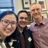 Stanford alumnus Lucie Guo, a new assistant professor in ophthalmology at UPenn, hosted Mahajan in her new lab.