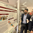 At the 2023 Optic Disc Drusen Hybrid Conference, Teja Chemudupati, Mahajan lab clinical research coordinator, shared with Dr. Mahajan the research he did for his master&#039;s program at Stanford.   
