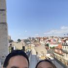 Jen captures scenic Lisbon in another egghead shot.