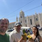 Antione DuFour, Jennifer Vu, and Vinit Mahajan enjoy Lisbon on an afternoon break from attending poster sessions and talks at the Biology of Calpains in Health and Disease Conference. 